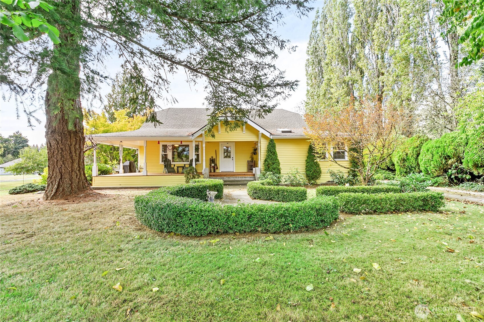 8731 Valley View Road Custer, WA 98240 - Photo 29 of 40 a front view of a house with a yard