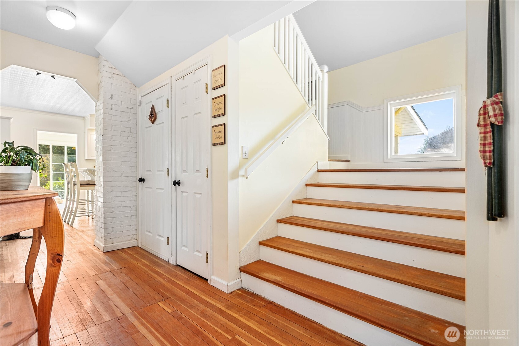 8731 Valley View Road Custer, WA 98240 - Photo 7 of 40 a view of entryway with wooden floor and front door