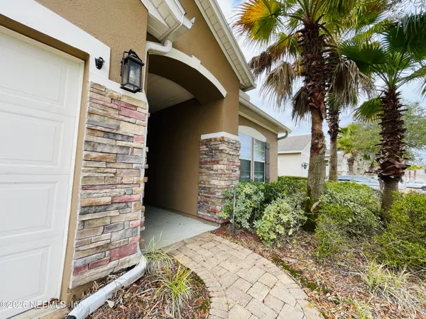 a view of a front door of the house
