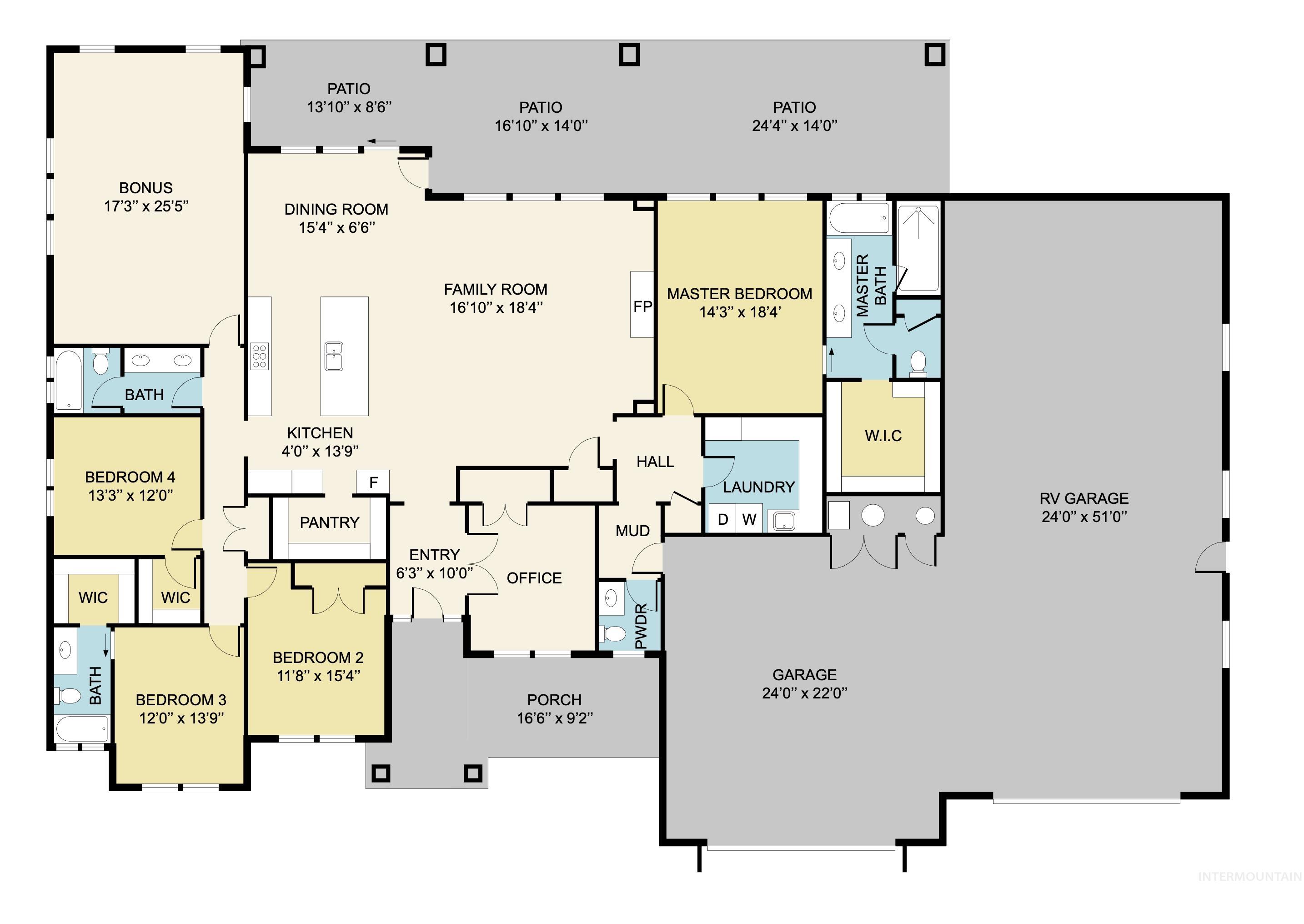 9283 Basin Kid Court Middleton, ID 83644 - Photo 21 of 21 View of home floor plan