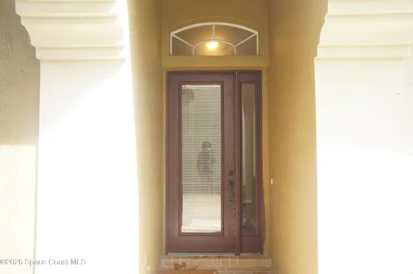 a view of a livingroom with a window