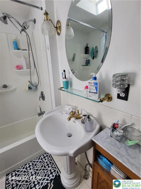 37 6th Street Emmaus, PA 18049 - Photo 19 of 31 a bathroom with a sink and a mirror