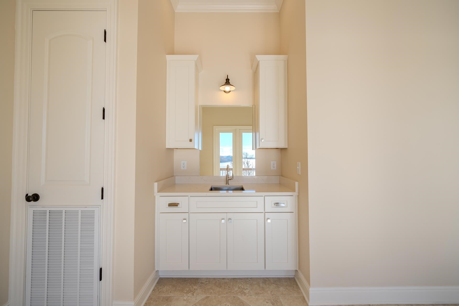 0 Oasis Lane Savannah, TN 38372 - Photo 23 of 31 a bathroom with a sink a light fixture and a mirror