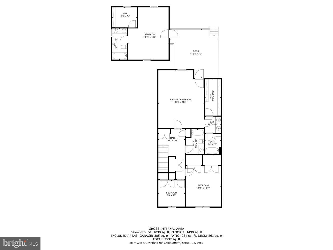 33123 Substation Road Millville, DE 19967 - Photo 44 of 82 Upper Level Floor Plans