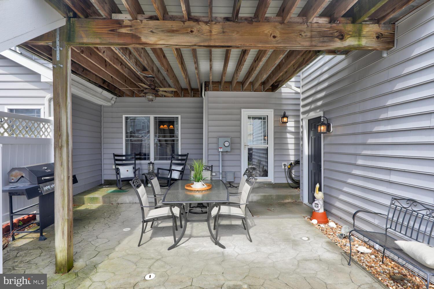 33123 Substation Road Millville, DE 19967 - Photo 48 of 82 Covered Outdoor Courtyard Living Space