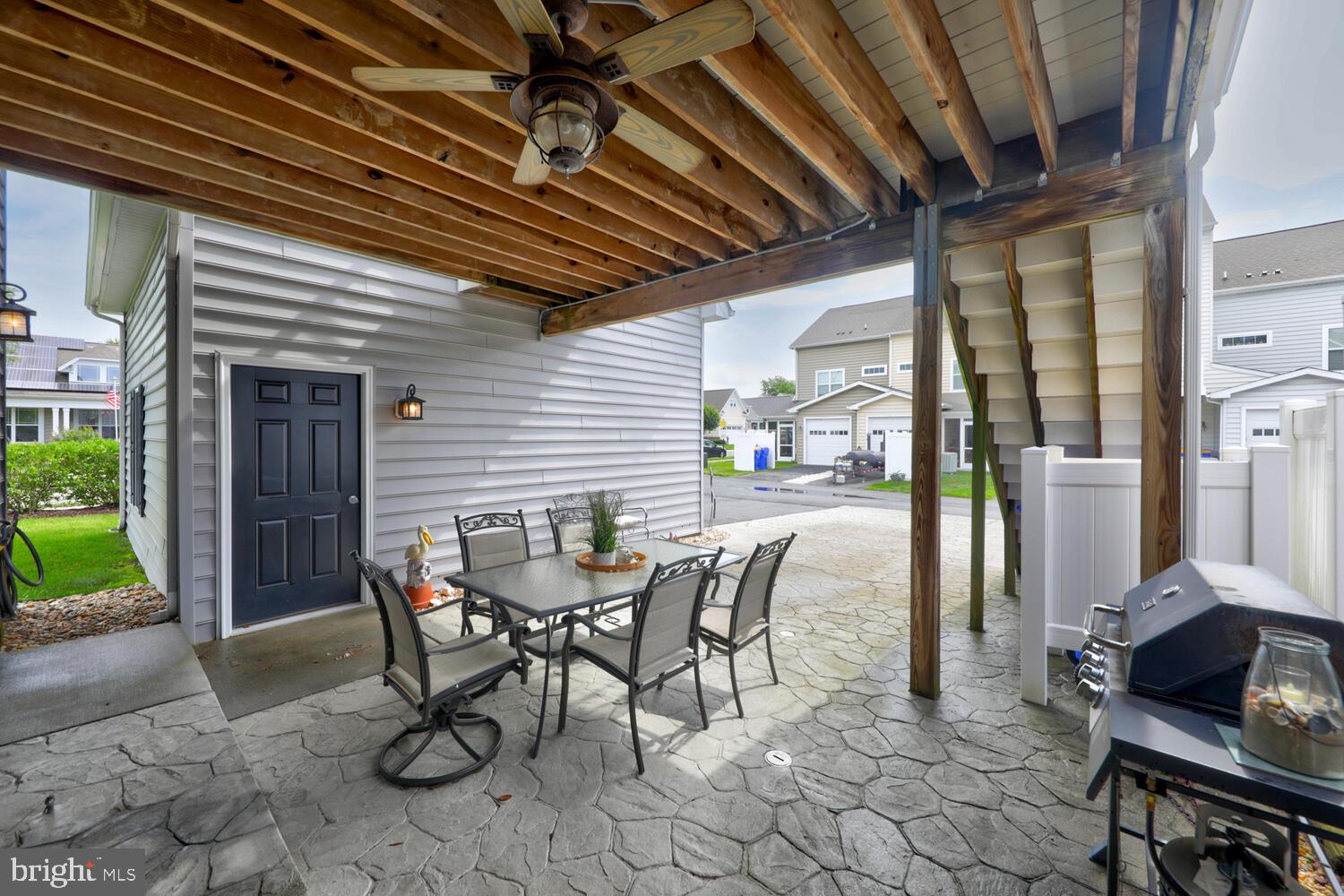 33123 Substation Road Millville, DE 19967 - Photo 49 of 82 Covered Outdoor Courtyard Living Space