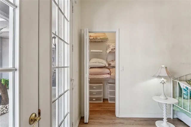 a view of a livingroom with furniture and a couch