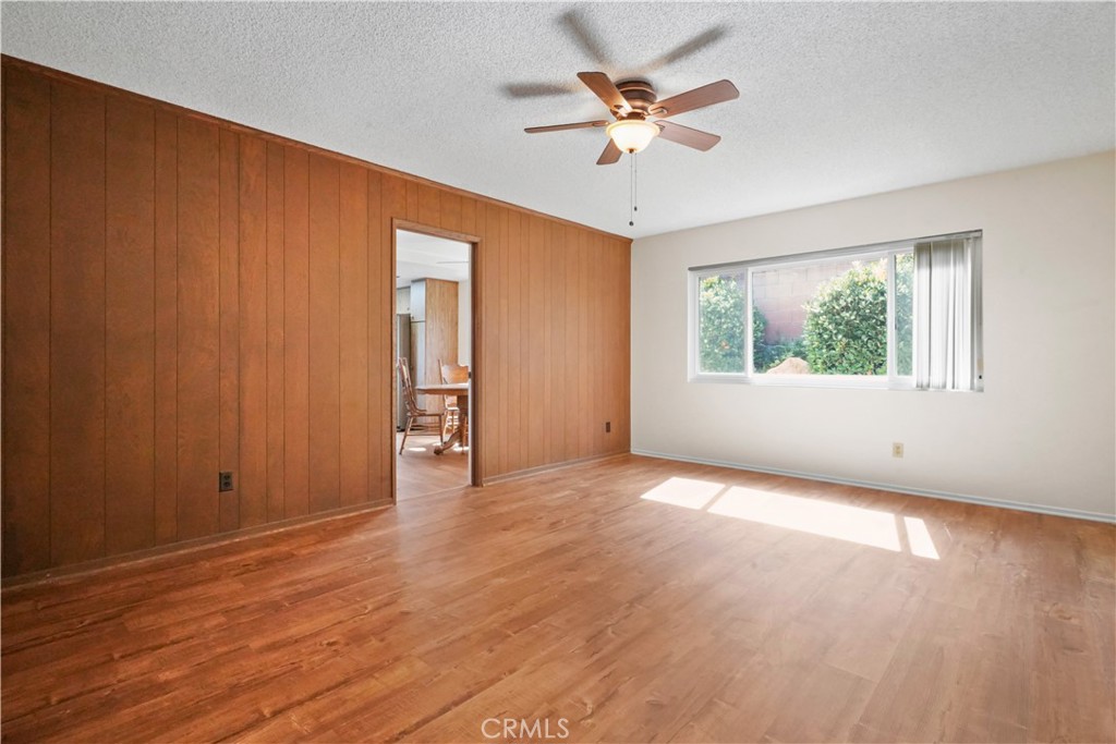 3136 Voltaire Drive Topanga, CA 90290 - Photo 19 of 48 a view of an empty room with a window and wooden floor