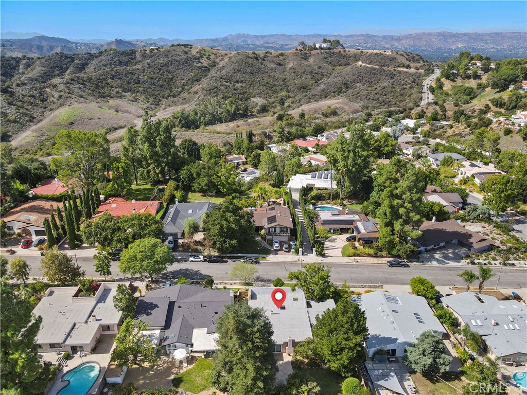 3136 Voltaire Drive Topanga, CA 90290 - Photo 46 of 48 an aerial view of multiple house