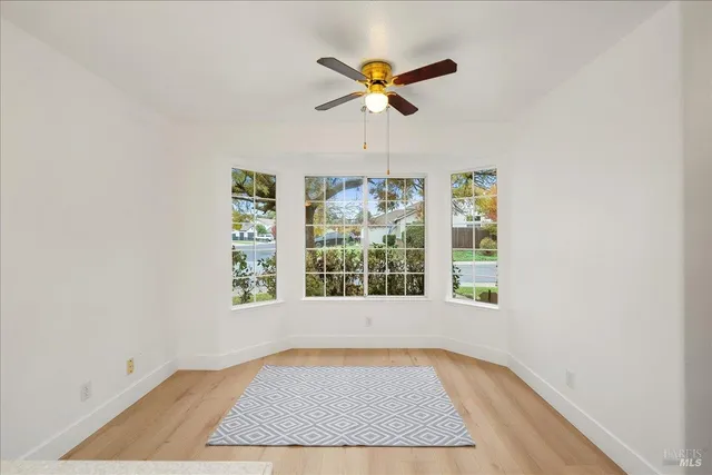 wooden floor in an empty room