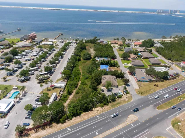a view of a lake with a mountain