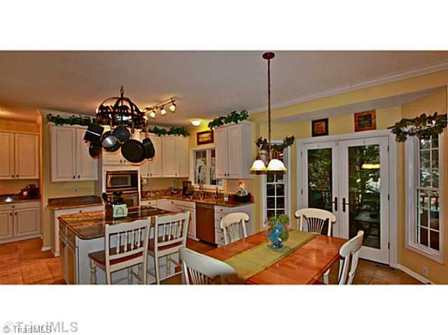 6309 High View Road Greensboro, NC 27410 - Photo 4 of 16 Breakfast. Beautiful gourmet kitchen with top grade granite countertops.