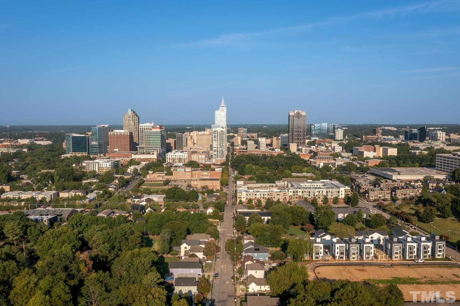 610 East Martin Street Raleigh, NC 27601 - Photo 31 of 40 a view of a city with tall buildings