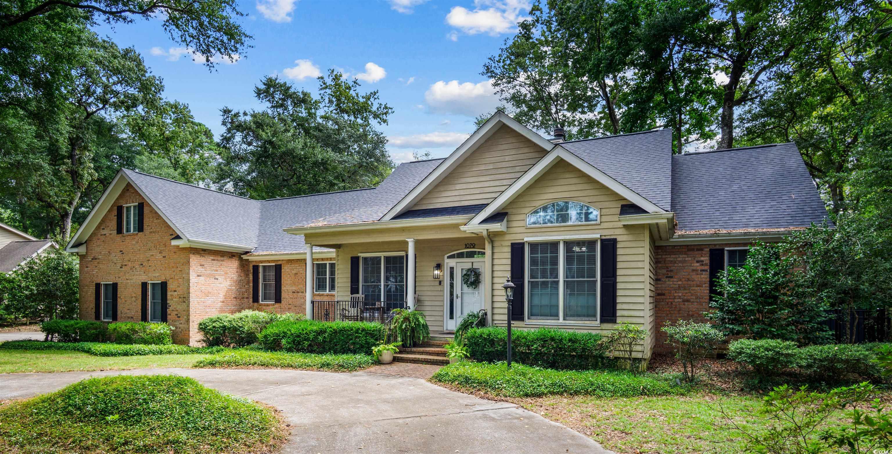 1079 Waterway Lane Myrtle Beach, SC 29572 - Photo 26 of 38 Bedroom featuring carpet flooring, ceiling fan, and high vaulted ceiling
