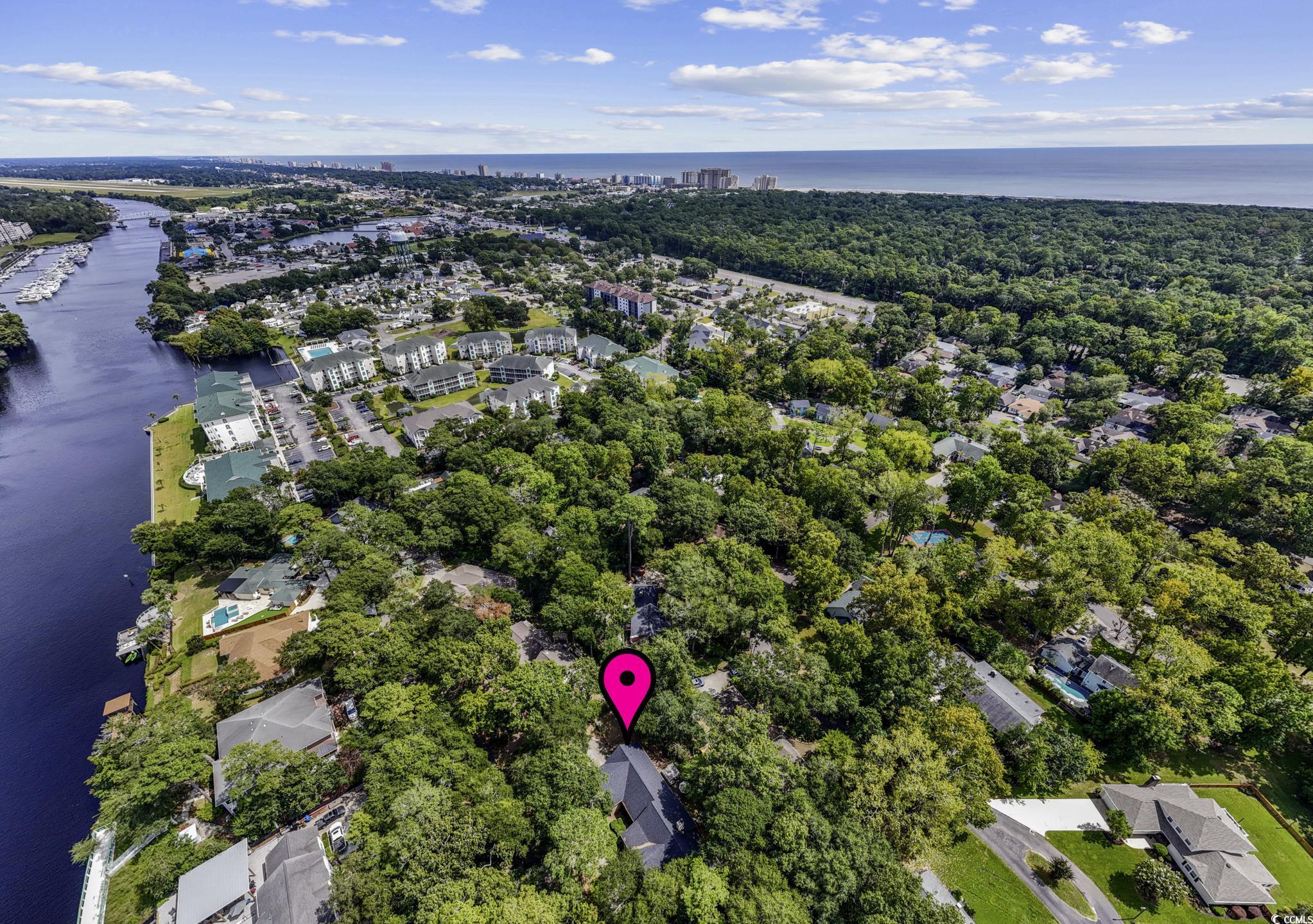 1079 Waterway Lane Myrtle Beach, SC 29572 - Photo 28 of 38 View from above of property
