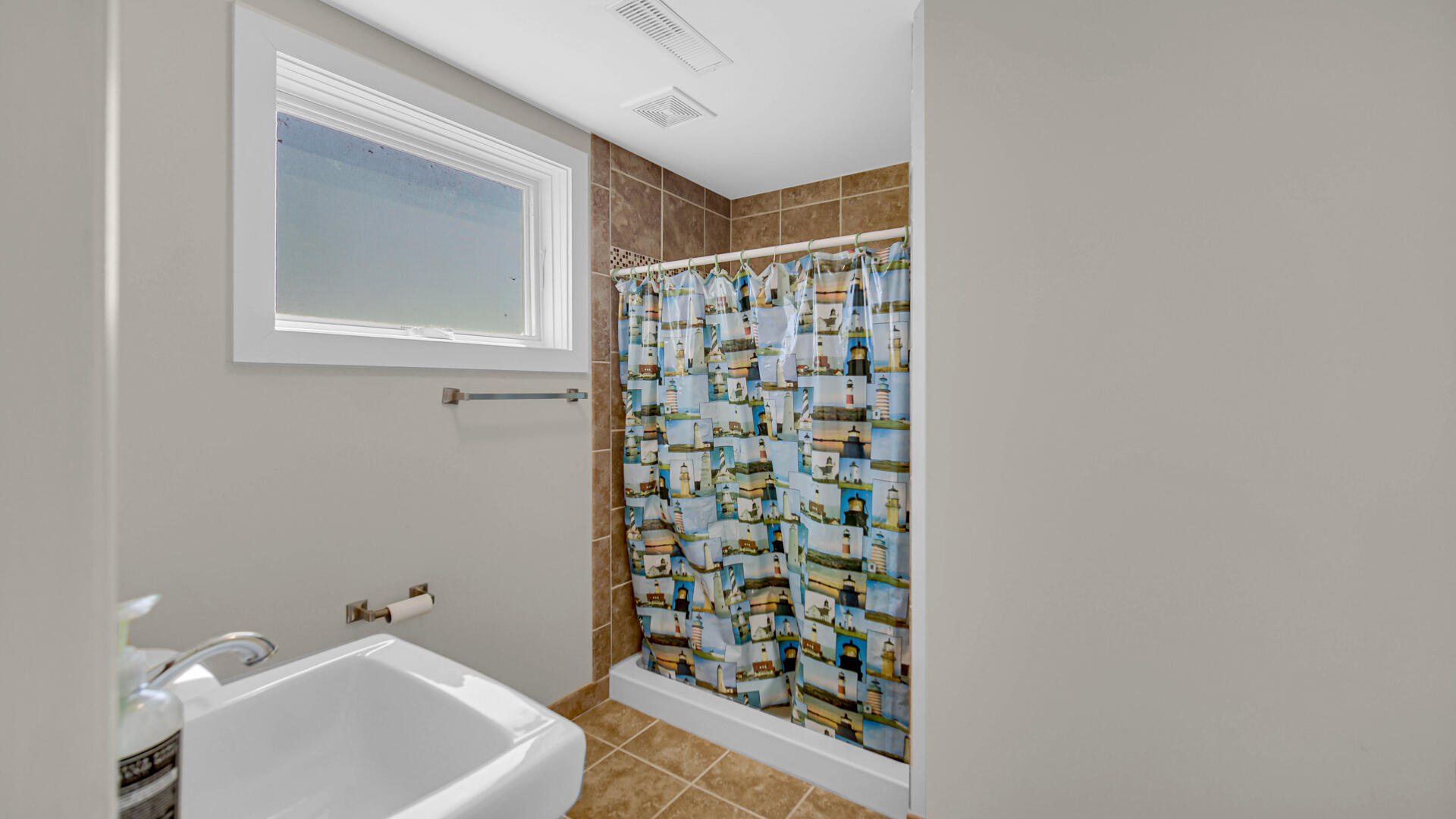 238 West Johnson Road La Porte, IN 46350 - Photo 23 of 35 a bathroom with a sink and a shower