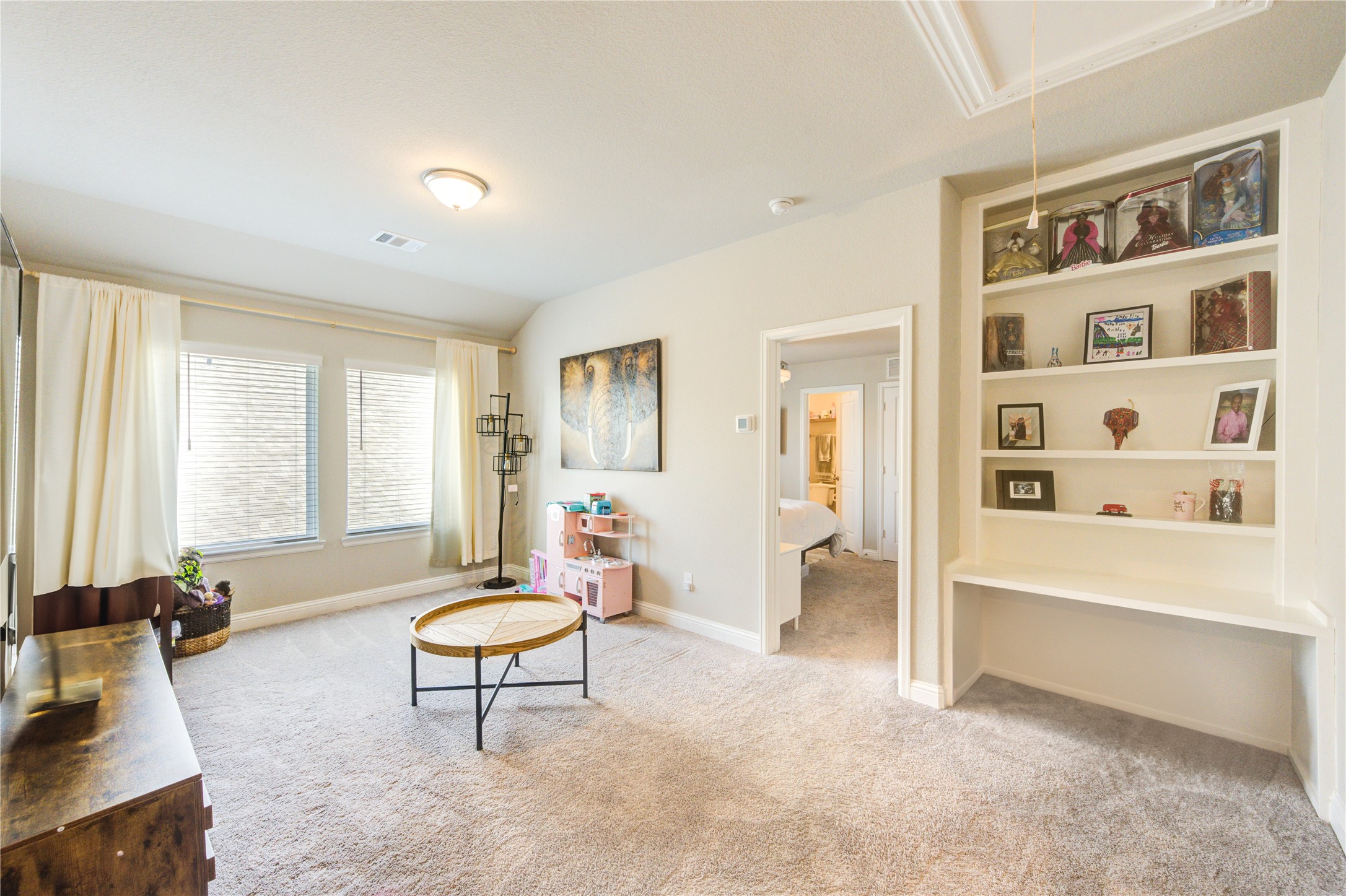 4050 Shackleton Court Iowa Colony, TX 77583 - Photo 33 of 48 a living room with furniture a rug and a large window