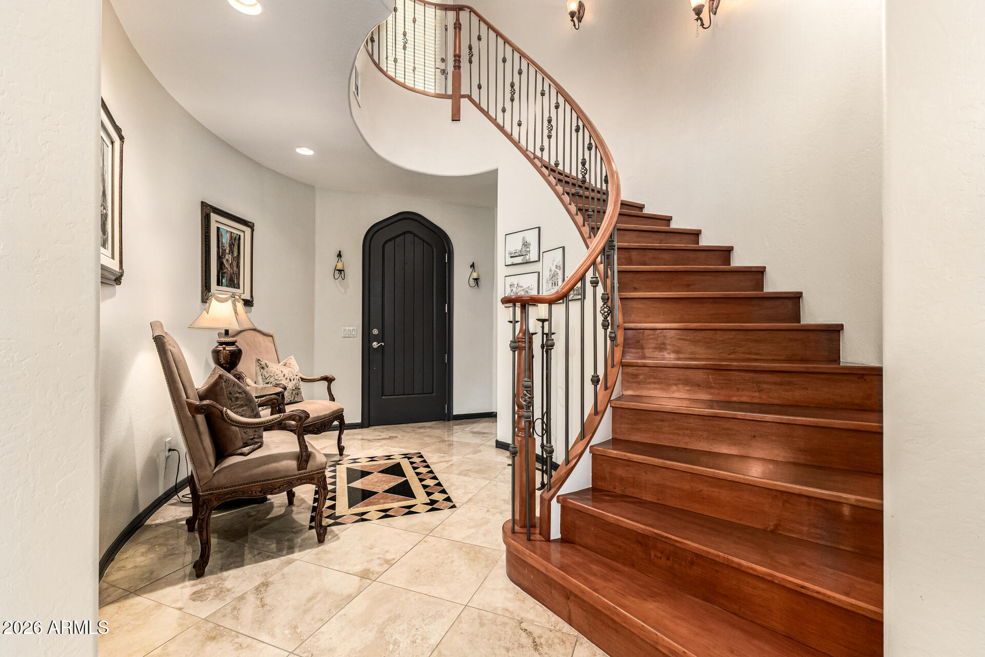 3418 East Pyrenees Pass Phoenix, AZ 85018 - Photo 7 of 46 a view of entryway and hall with wooden floor