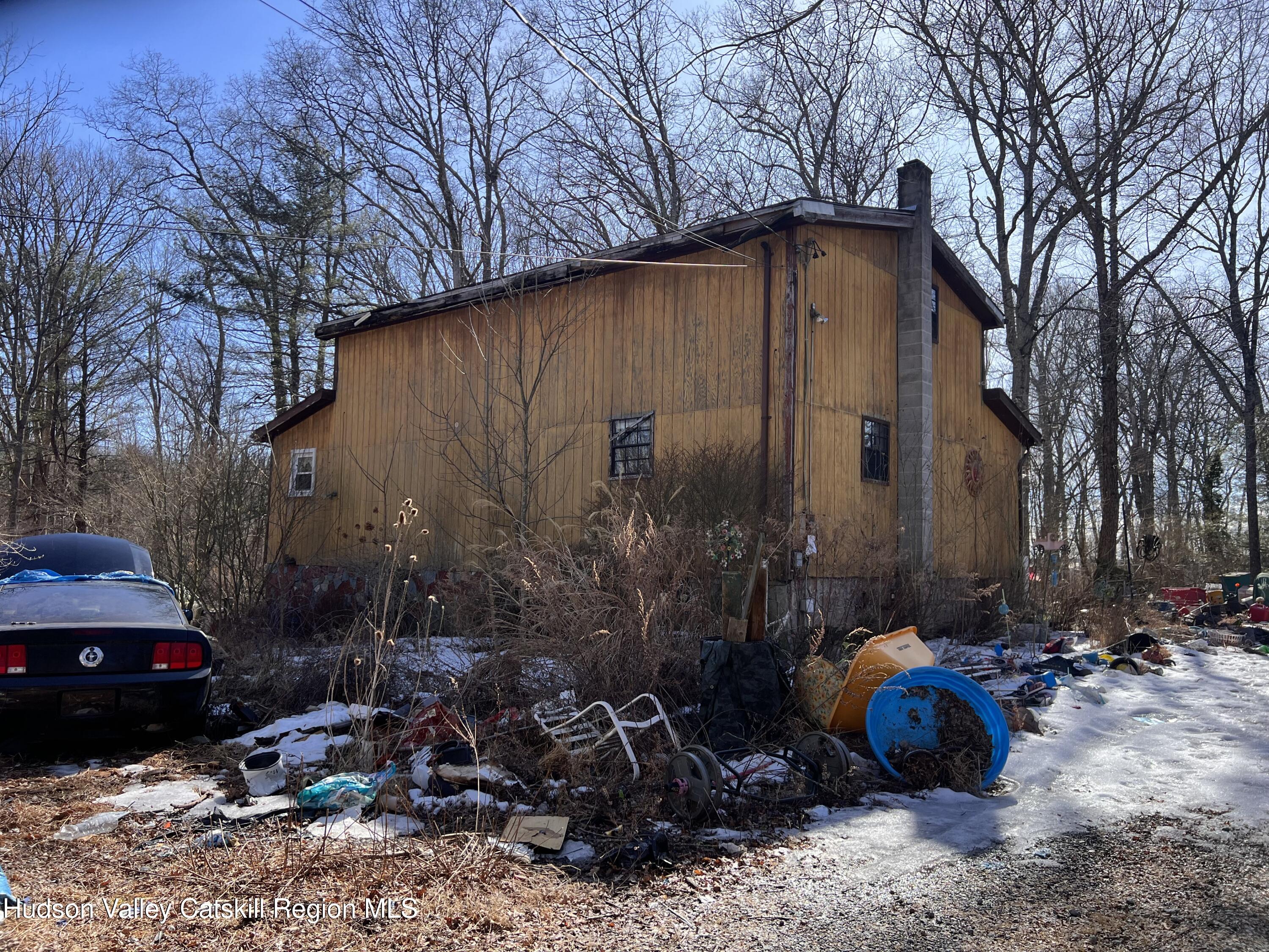 2439 Bruynswick Road Wallkill, NY 12589 - Photo 4 of 10 a view of backyard with potted plants and a large tree