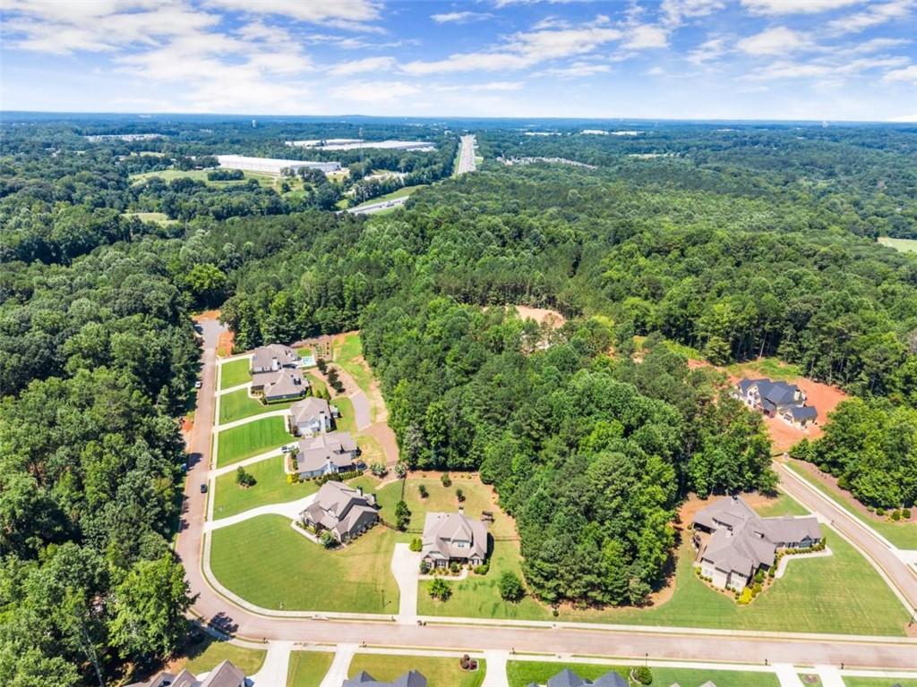 845 Walnut River Trail Hoschton, GA 30548 - Photo 65 of 74 an aerial view of house with yard