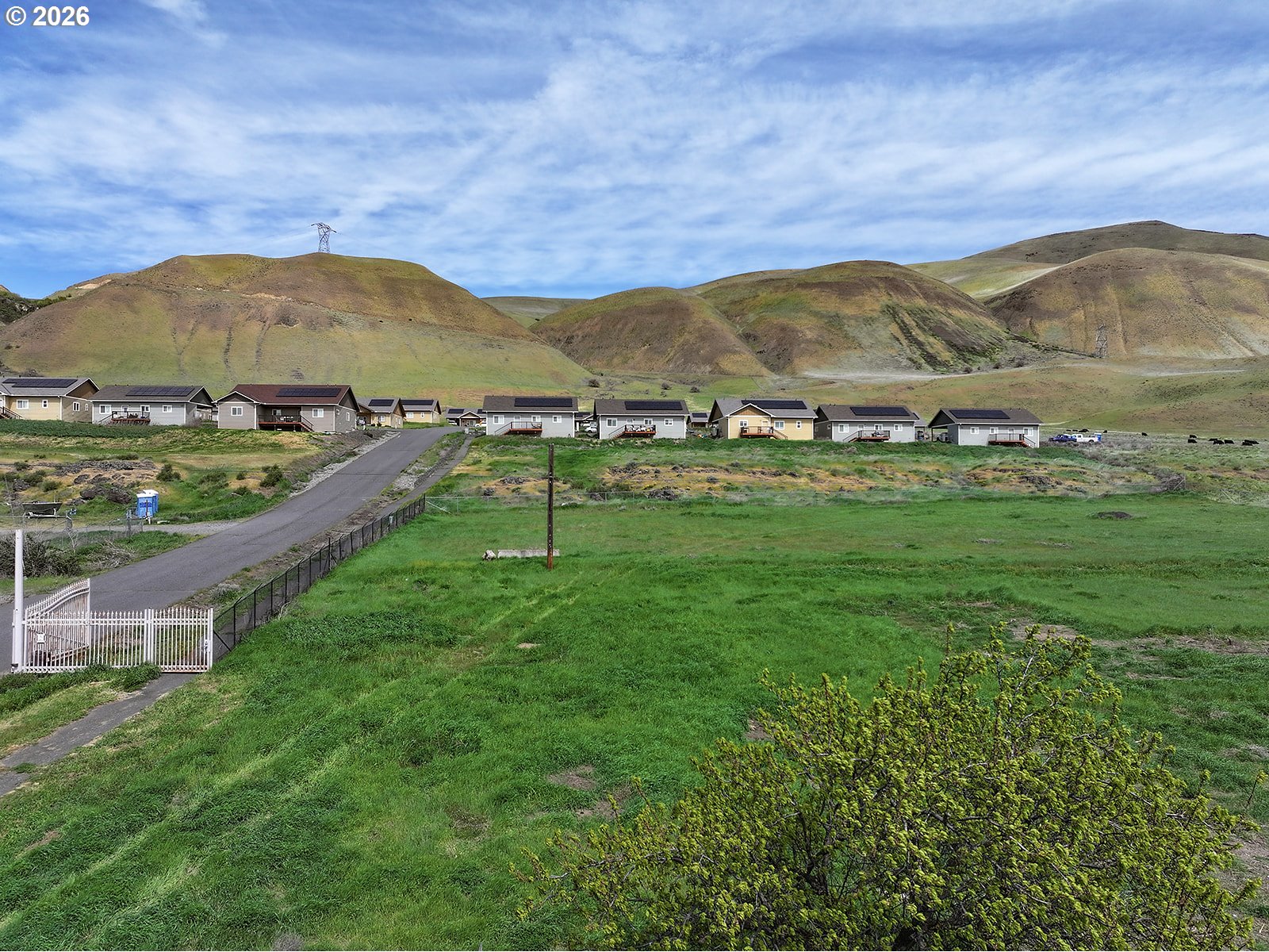 9251 State Route 14 Wishram, WA 98673 - Photo 28 of 30 a view of a lush green hillside and houses