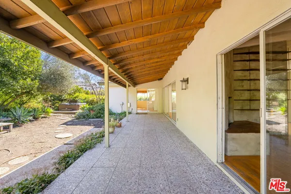a view of a porch
