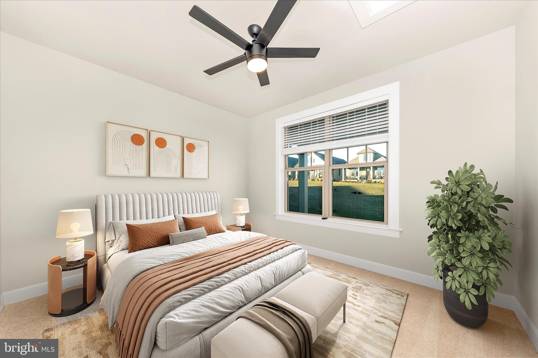 413 Bucklebury Lane Frederick, MD 21702 - Photo 28 of 58 a bedroom with a bed and a large window