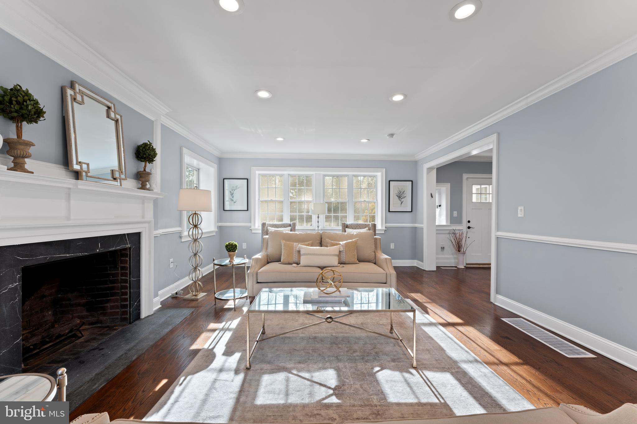 334 Fairhill Road Wynnewood, PA 19096 - Photo 11 of 45 a living room with furniture fireplace and window