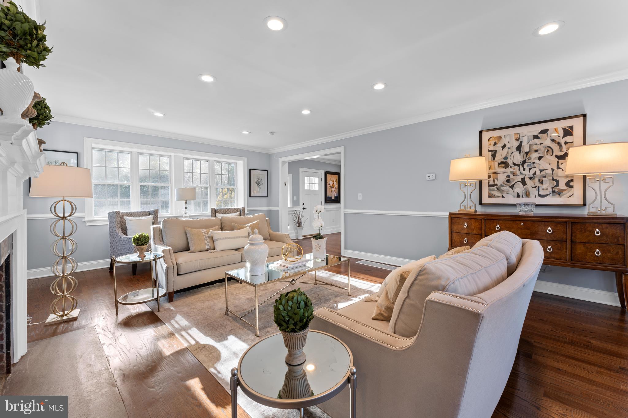334 Fairhill Road Wynnewood, PA 19096 - Photo 12 of 45 a living room with furniture or couch and a potted plant