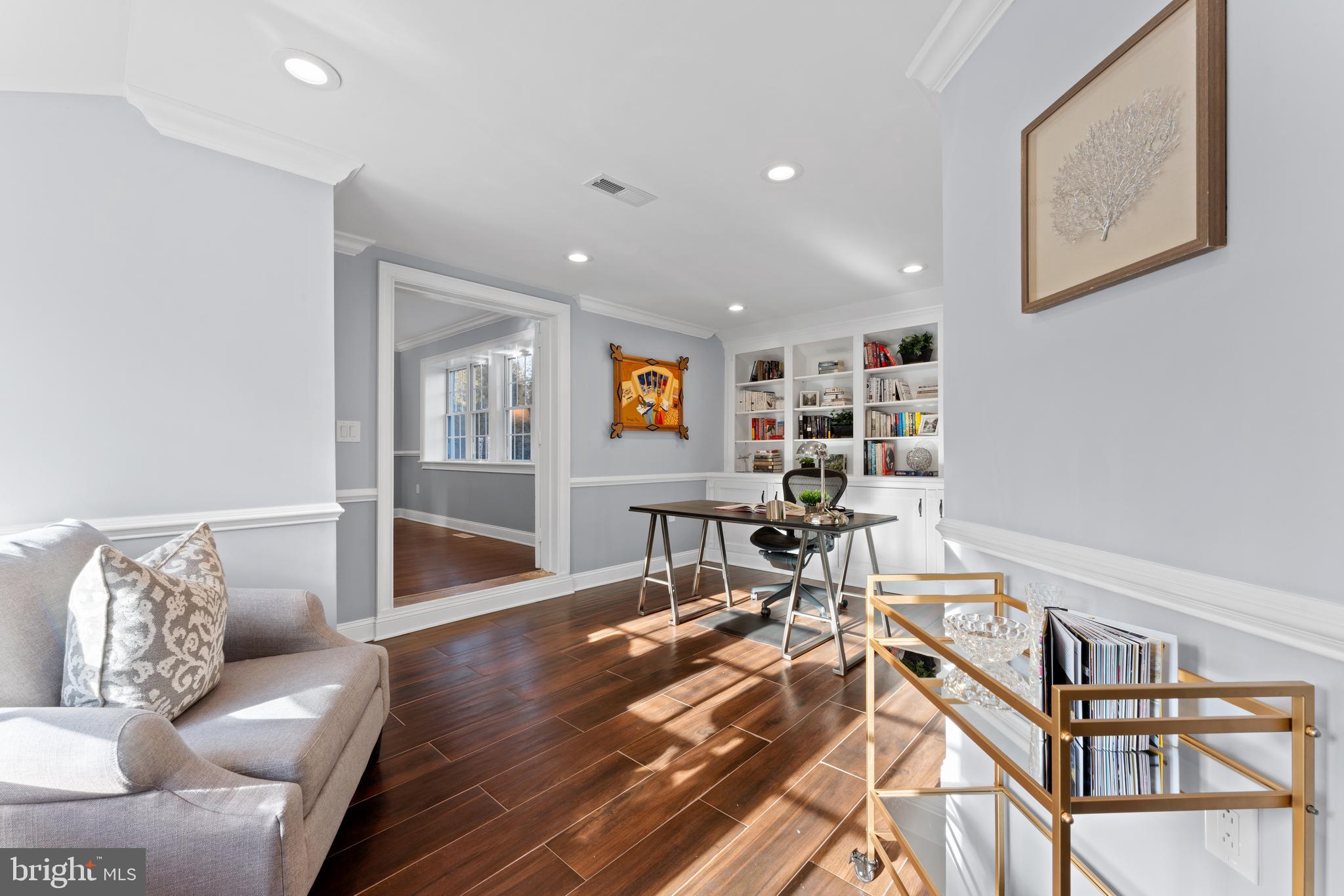 334 Fairhill Road Wynnewood, PA 19096 - Photo 14 of 45 a living room with furniture and a wooden floor