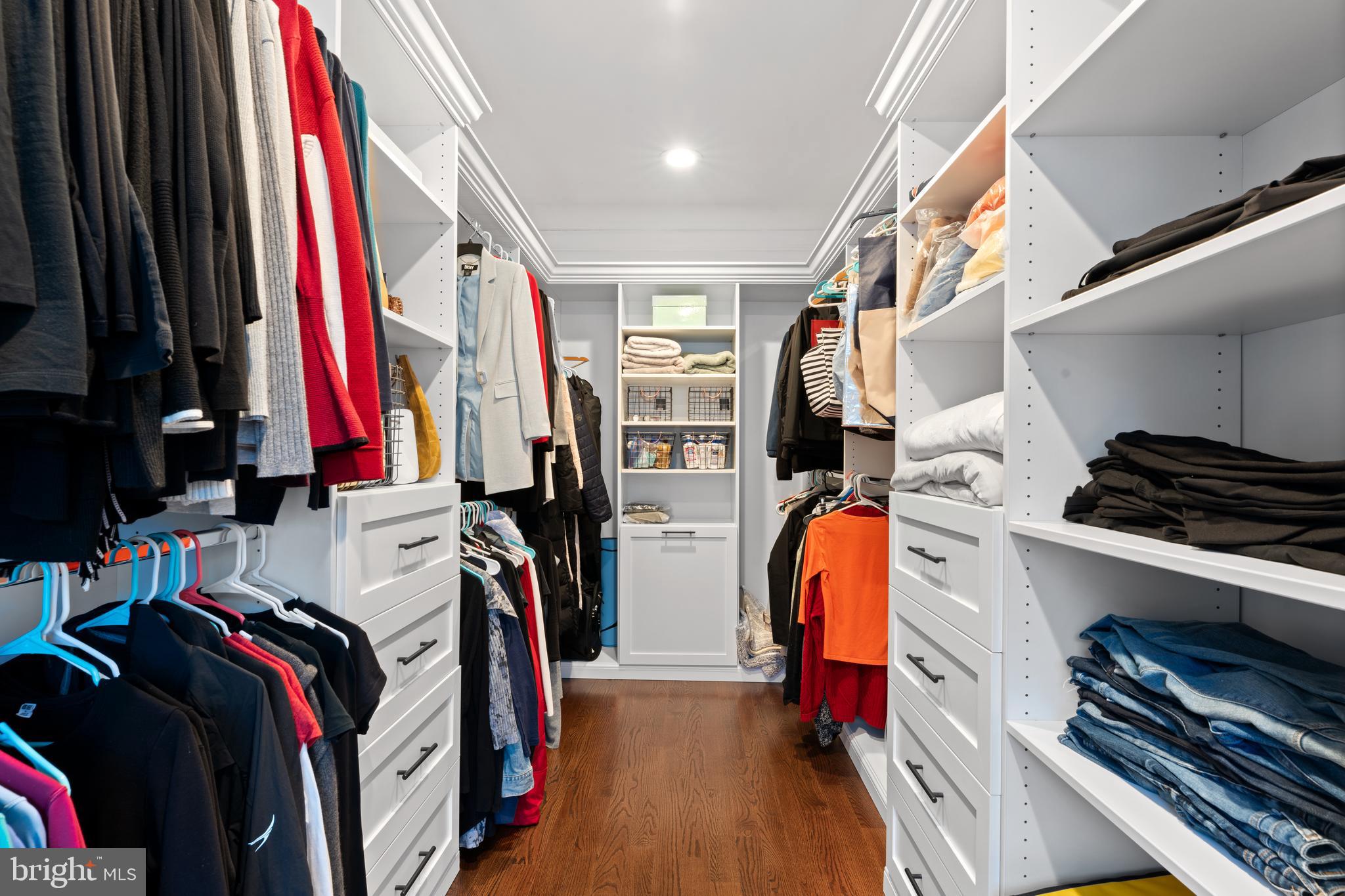 334 Fairhill Road Wynnewood, PA 19096 - Photo 24 of 45 a view of walk in closet with clothes and shoes