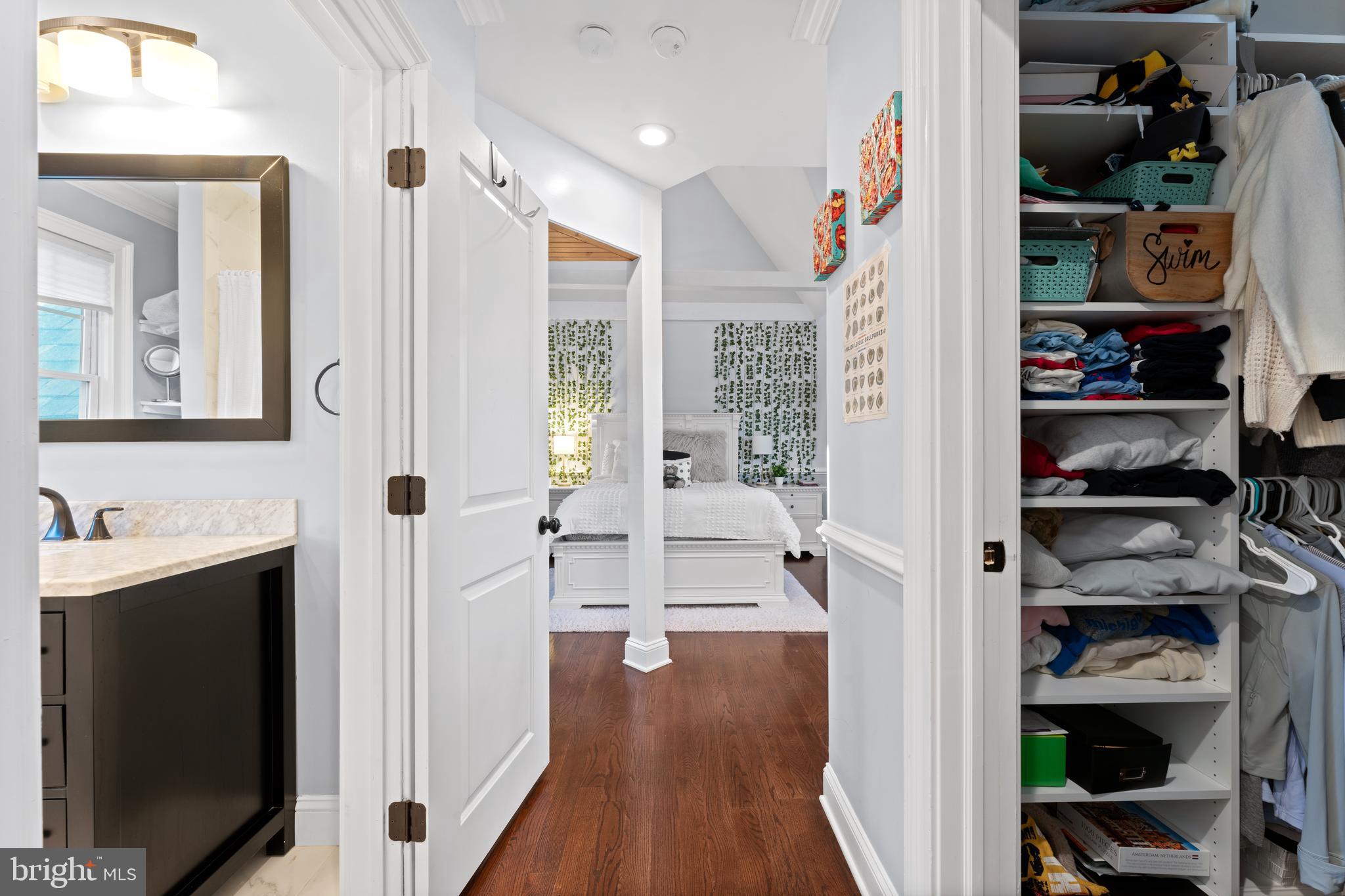 334 Fairhill Road Wynnewood, PA 19096 - Photo 27 of 45 a view of walk in closet with clothes and shoes