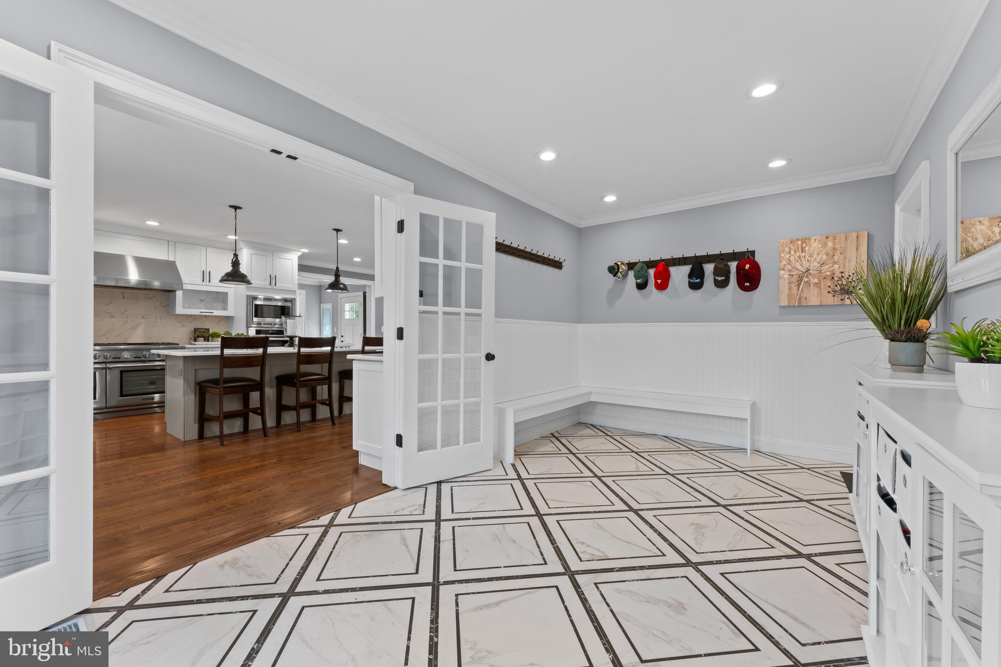 334 Fairhill Road Wynnewood, PA 19096 - Photo 4 of 45 a view of kitchen with furniture and outdoor space