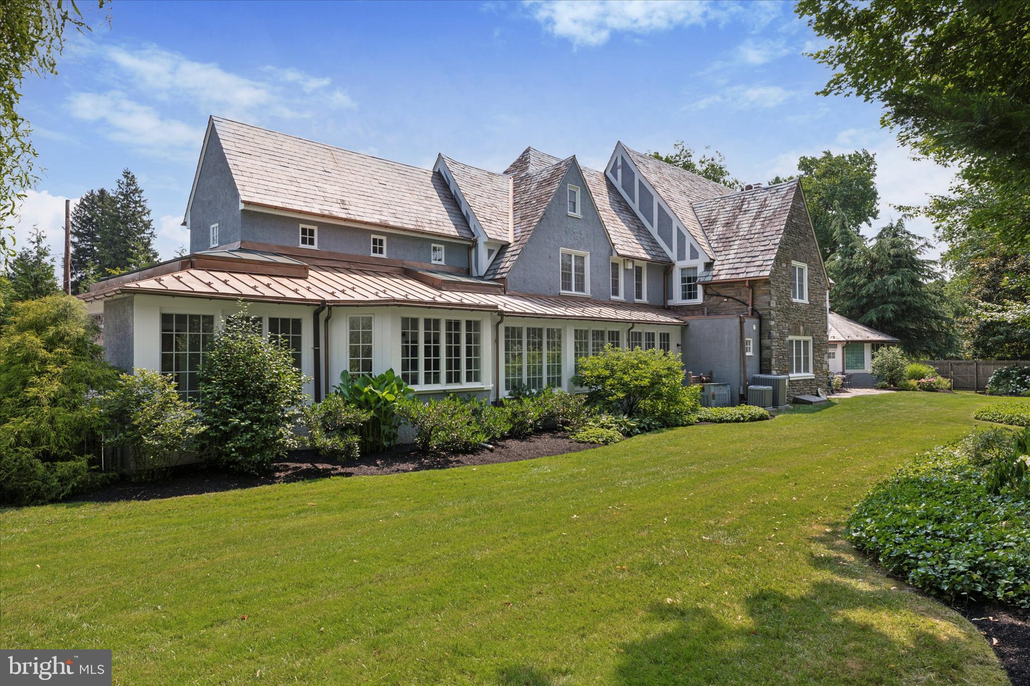 334 Fairhill Road Wynnewood, PA 19096 - Photo 41 of 45 a front view of a house with a yard