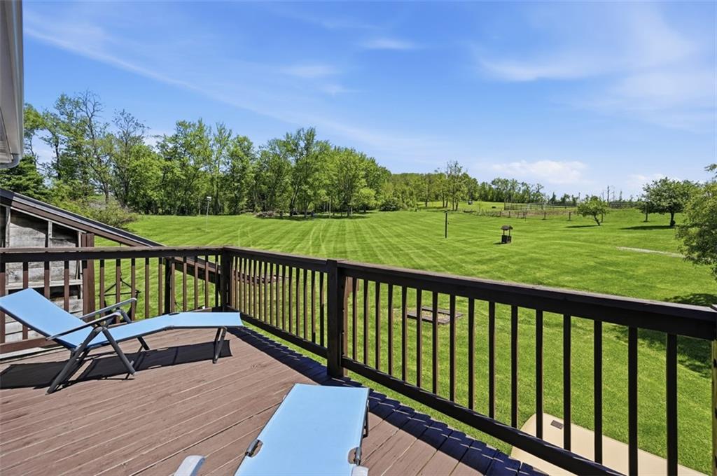 2976 Henderson Road Washington, PA 15301 - Photo 28 of 50 a view of a wooden deck with a yard