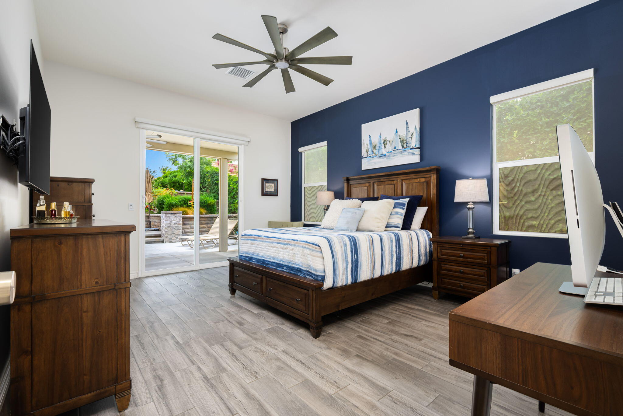 85568 Brovello Drive Indio, CA 92203 - Photo 22 of 50 a bedroom with a bed window and a table