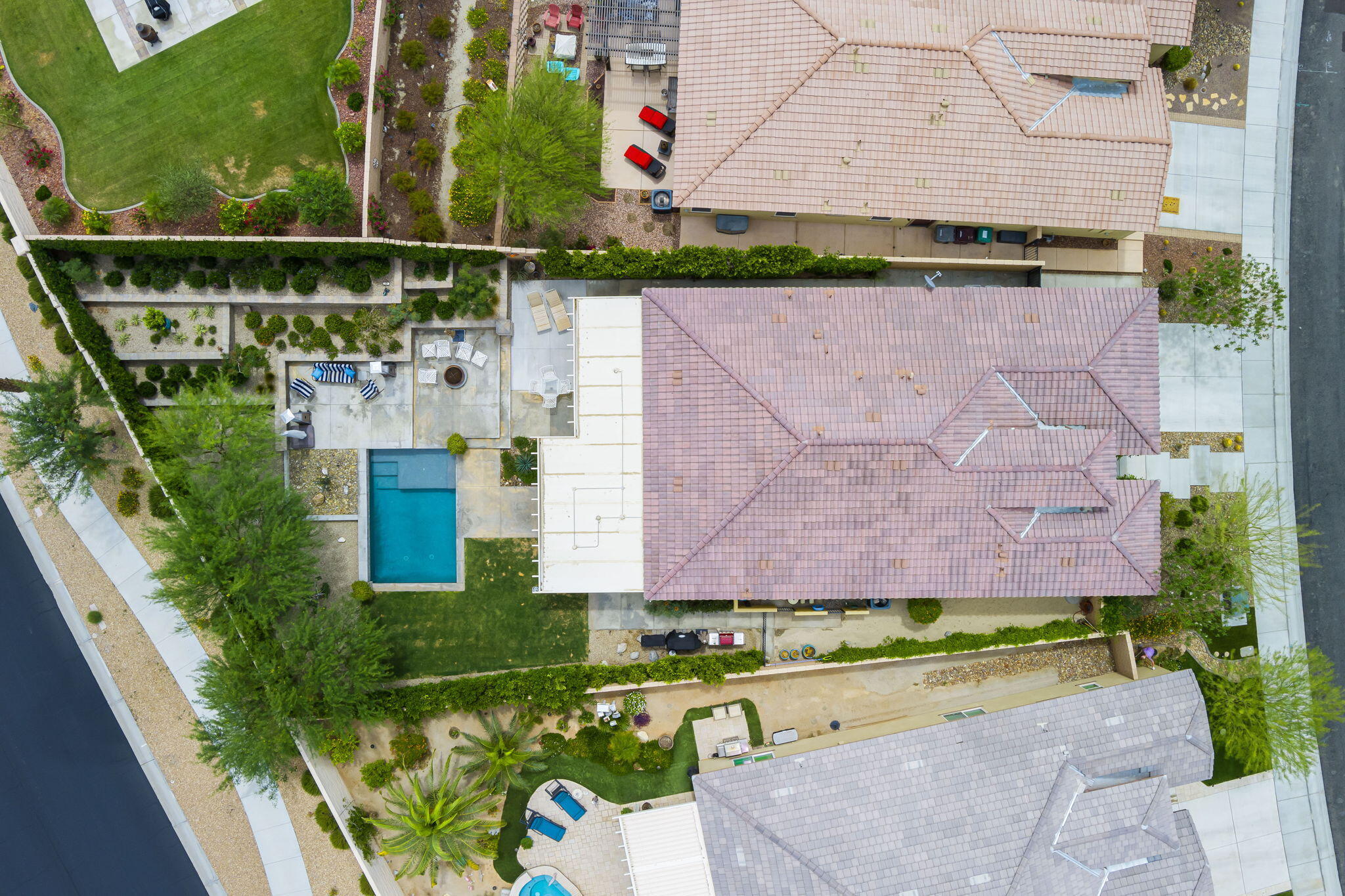 85568 Brovello Drive Indio, CA 92203 - Photo 50 of 50 a bird view of house with yard