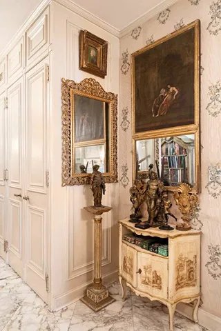 a view of a entryway with wooden floor