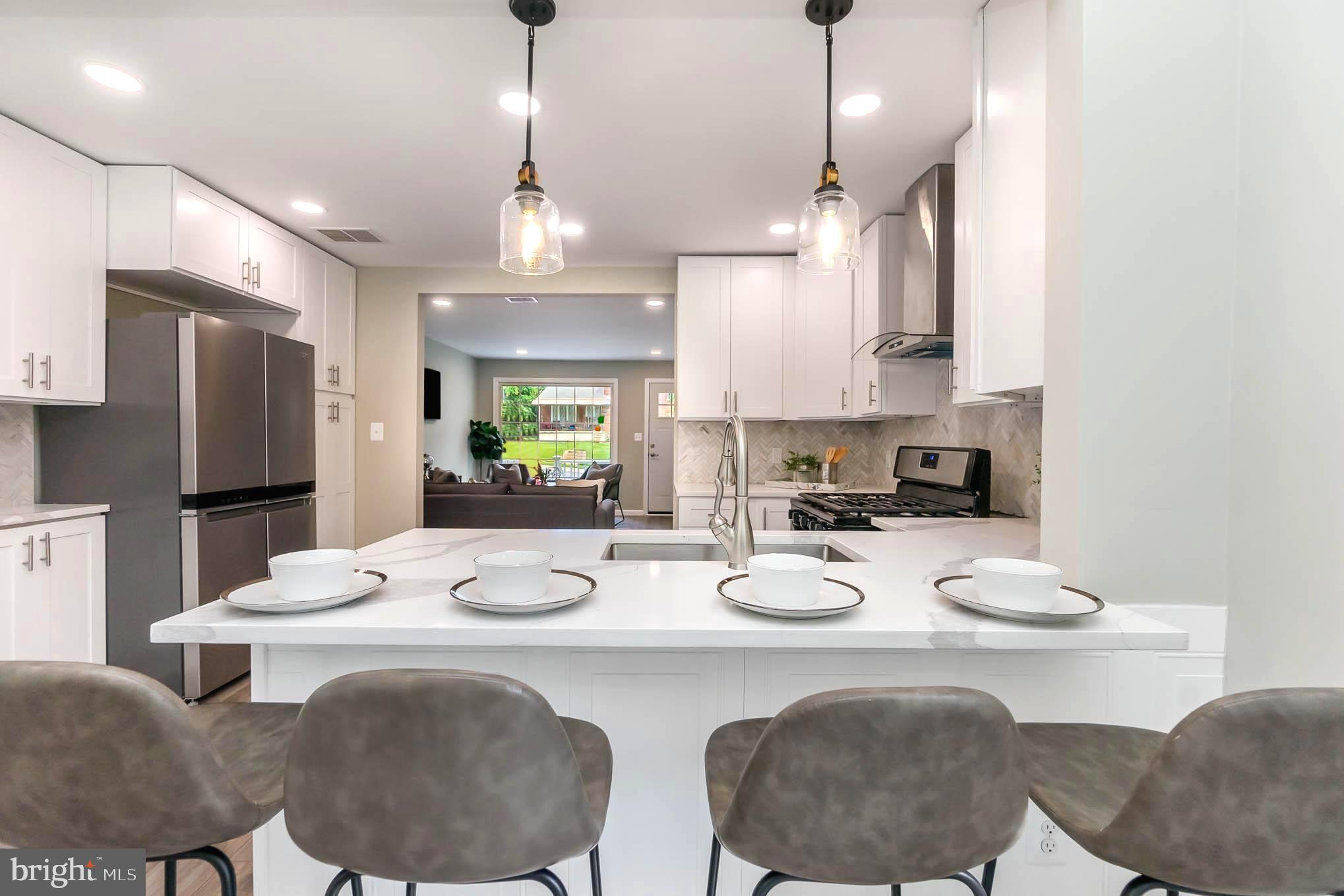 9120 Orbitan Road Parkville, MD 21234 - Photo 2 of 30 Stunning brand new gleaming kitchen