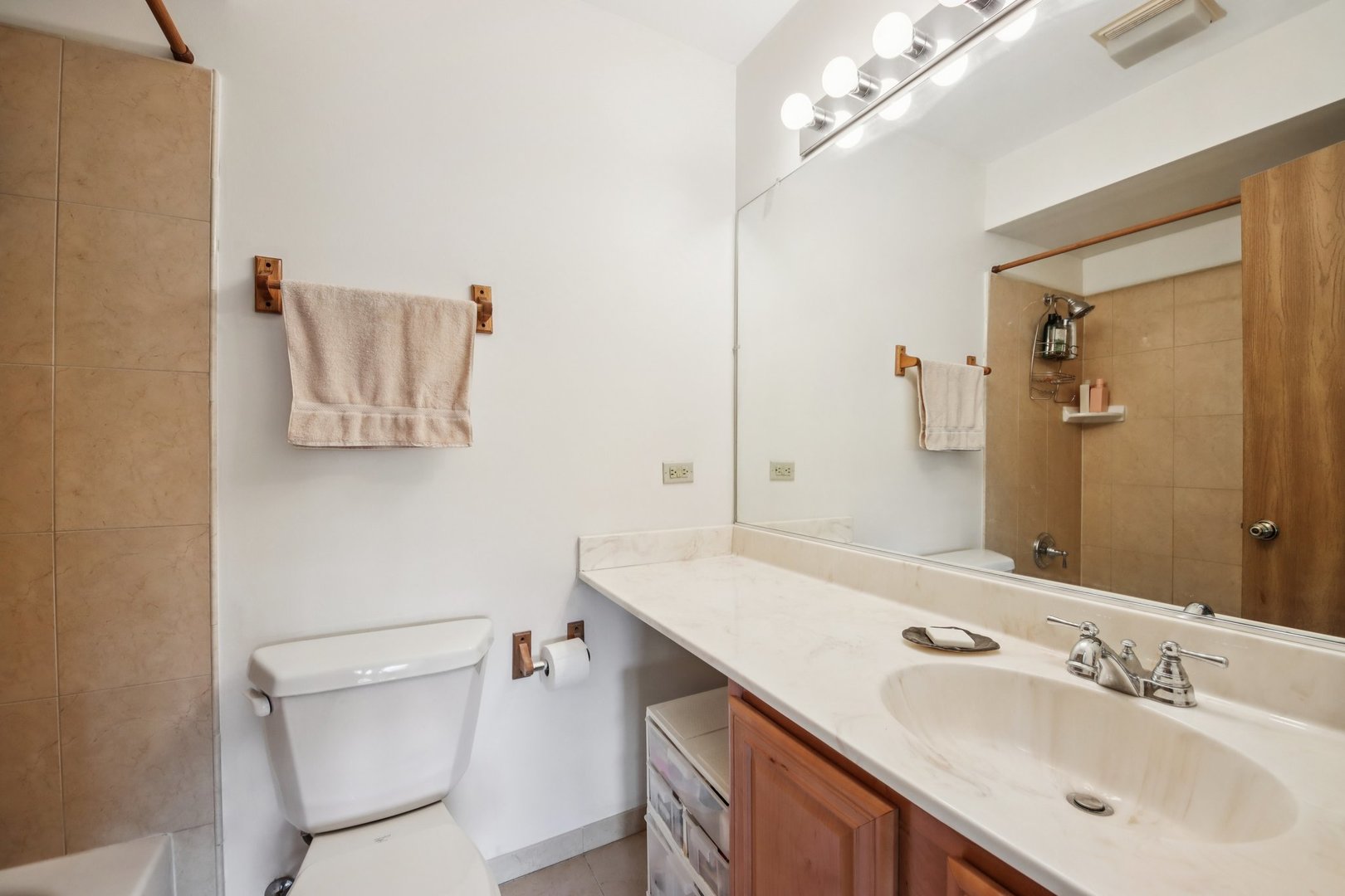 37 Terrace Lane, Unit F Lake Zurich, IL 60047 - Photo 25 of 40 a bathroom with a sink toilet and shower