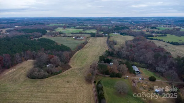 an aerial view of mountain with outdoor space