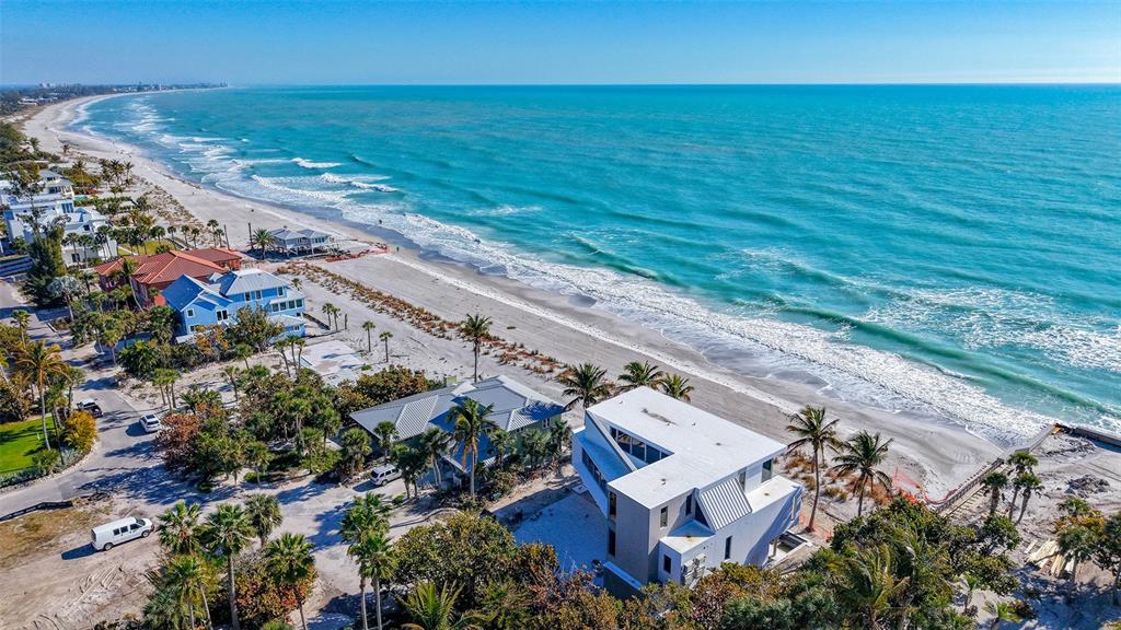 6603 Gulfside Road Longboat Key, FL 34228 - Photo 26 of 40 an aerial view of a house with a ocean view