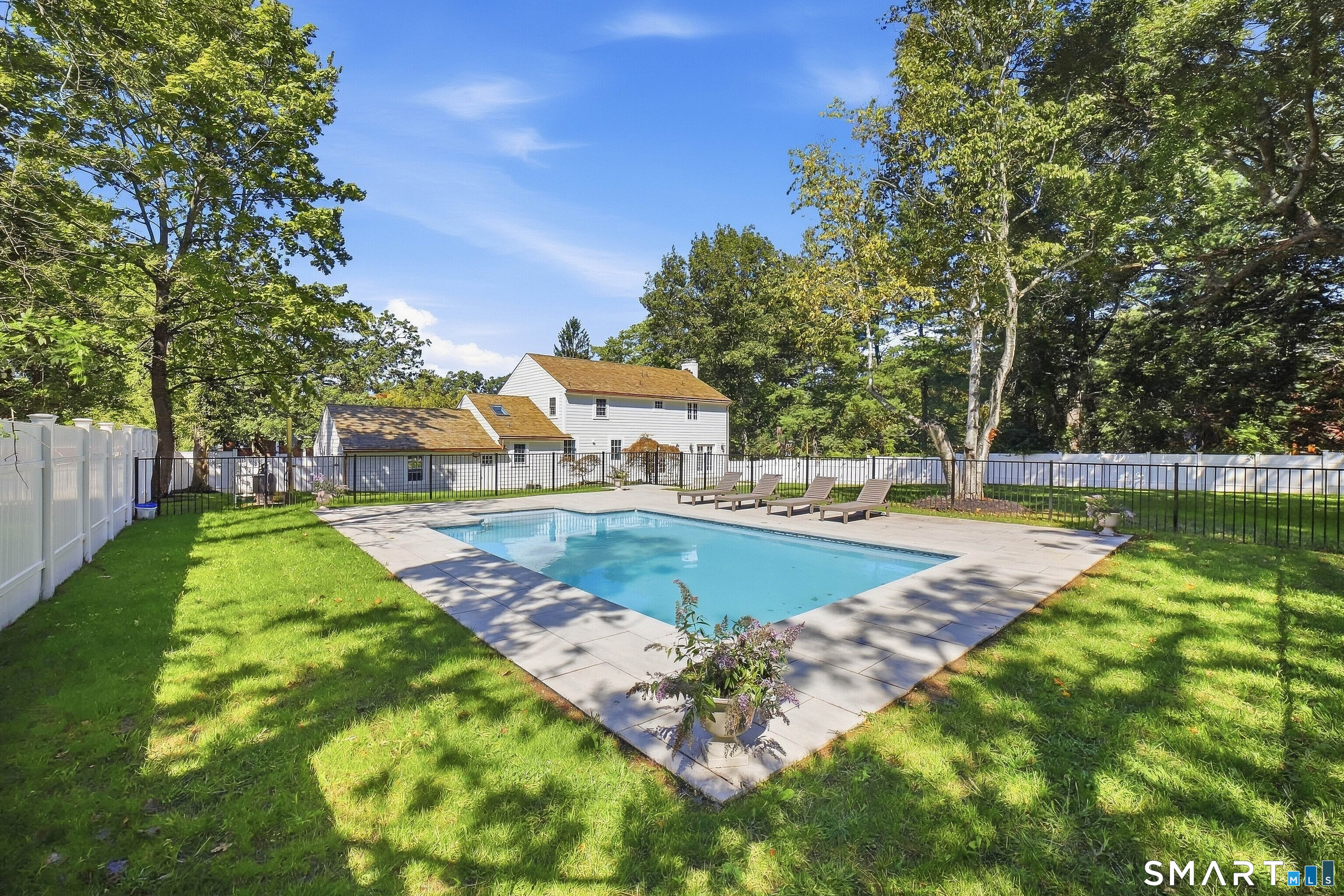 855 Prospect Street Hamden, CT 06517 - Photo 29 of 35 Fully fenced beautiful pool area