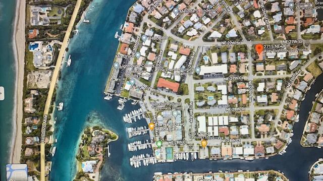 2715 Northeast 27th Avenue, Unit 2 Lighthouse Point, FL 33064 - Photo 2 of 2 2715 NE 27th Ave Aerial