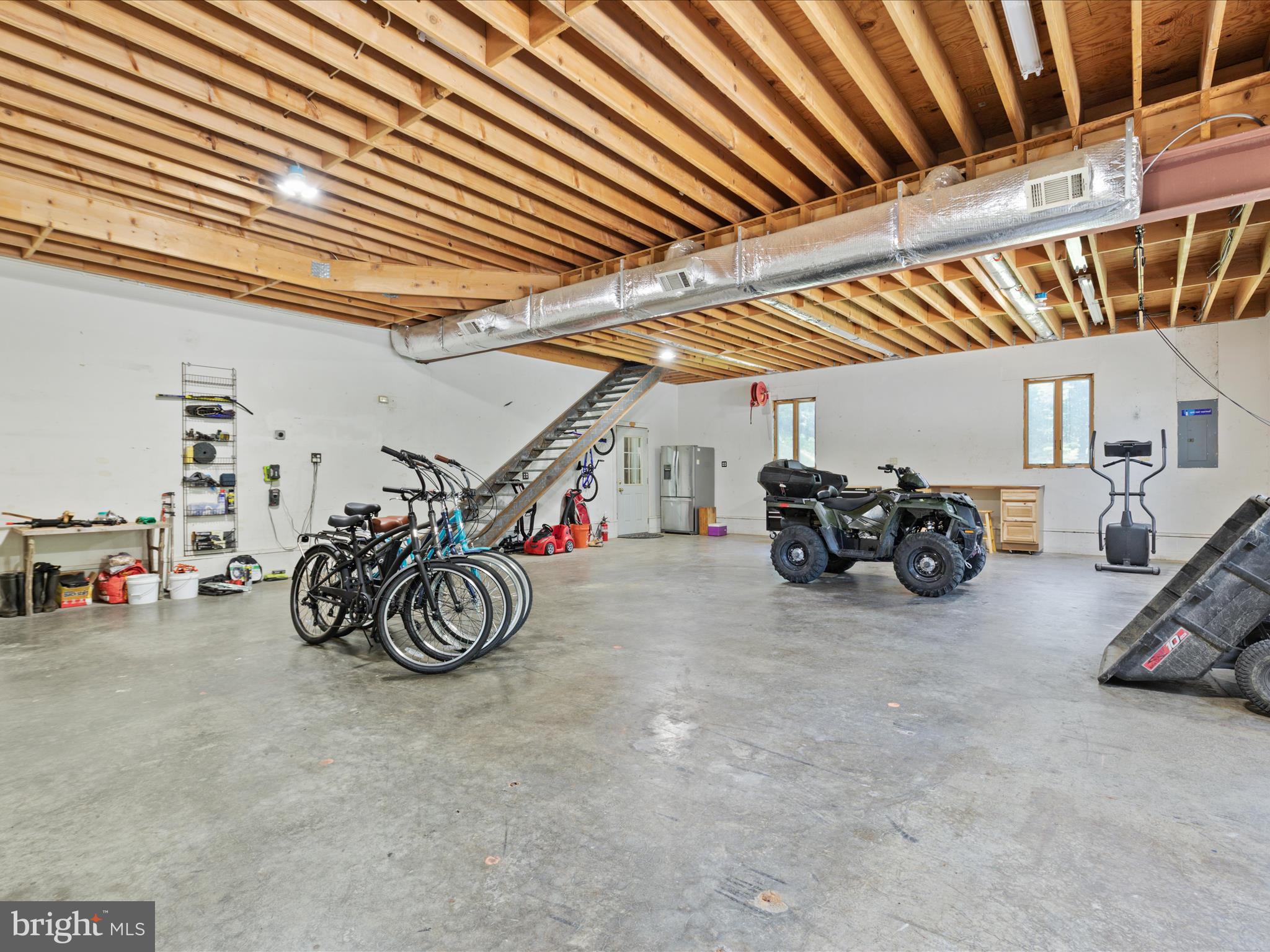 4327 Ebenezer Road Bluemont, VA 20135 - Photo 33 of 93 a view of a garage with furniture
