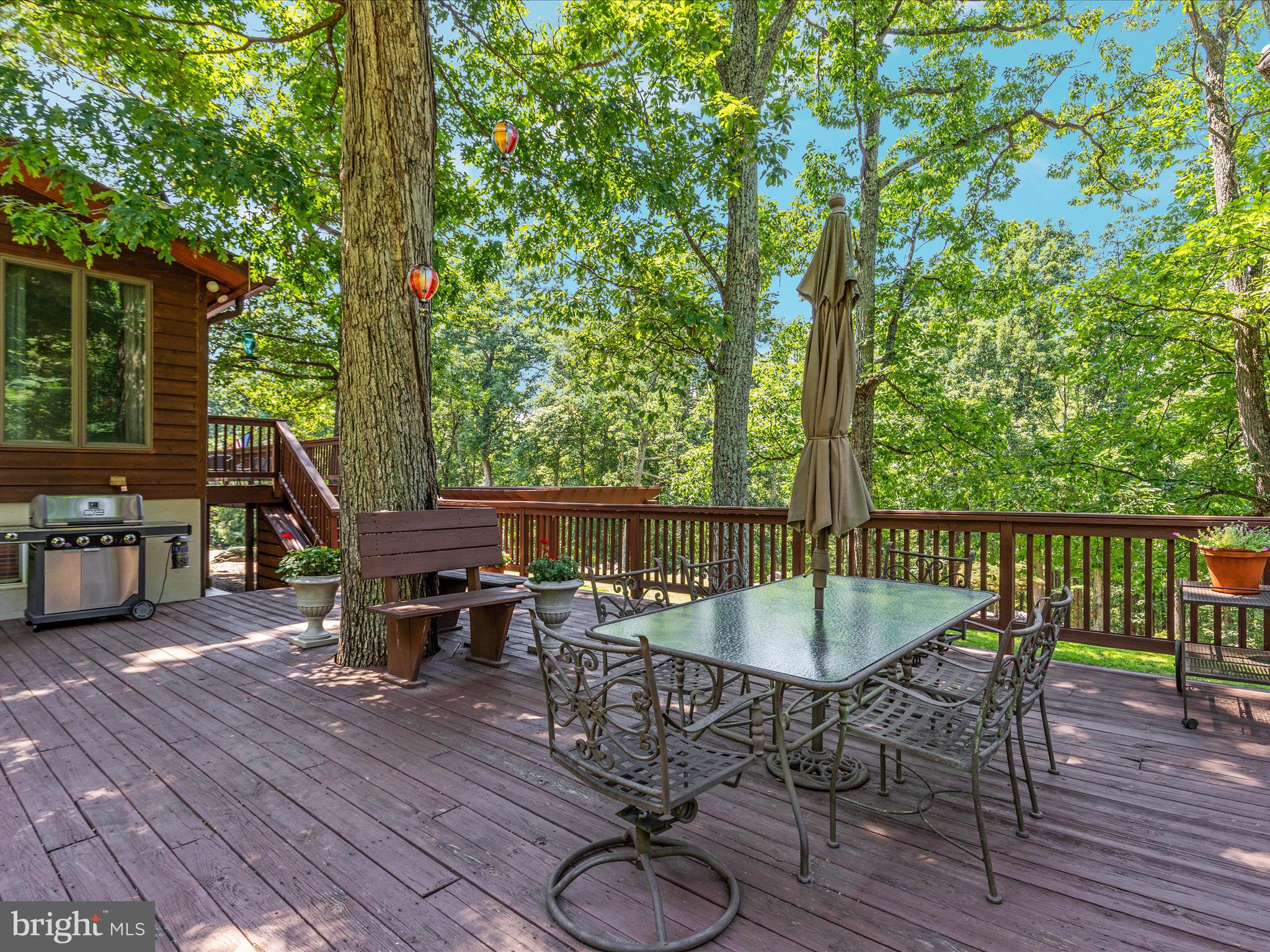 4327 Ebenezer Road Bluemont, VA 20135 - Photo 64 of 93 a view of a chairs and table in the deck