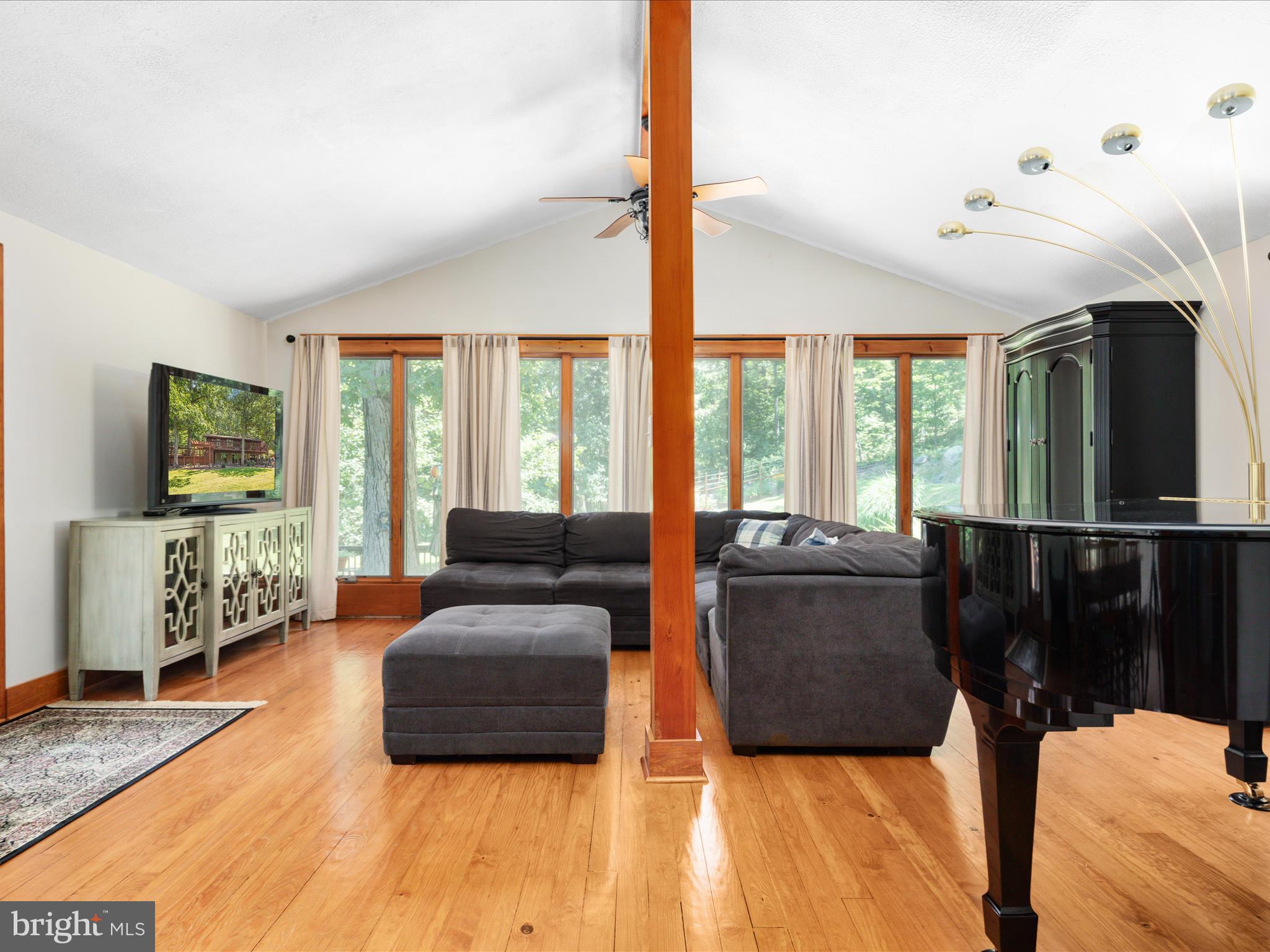 4327 Ebenezer Road Bluemont, VA 20135 - Photo 7 of 93 a living room with furniture and a flat screen tv