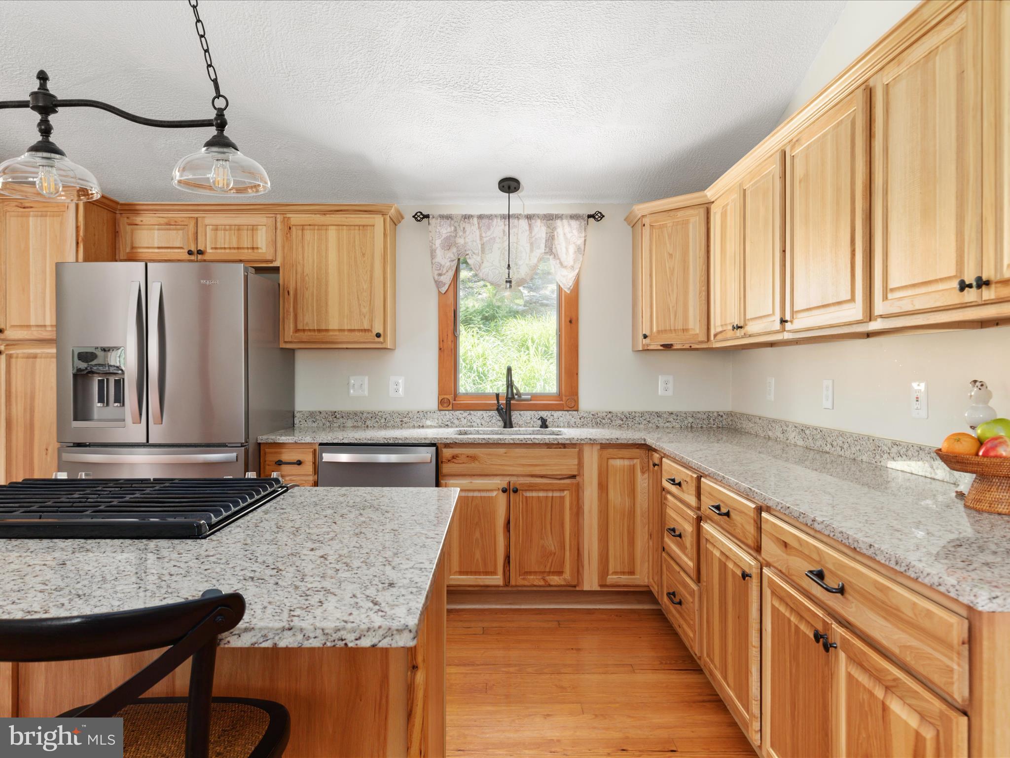 4327 Ebenezer Road Bluemont, VA 20135 - Photo 10 of 93 a kitchen with stainless steel appliances granite countertop a sink stove and refrigerator