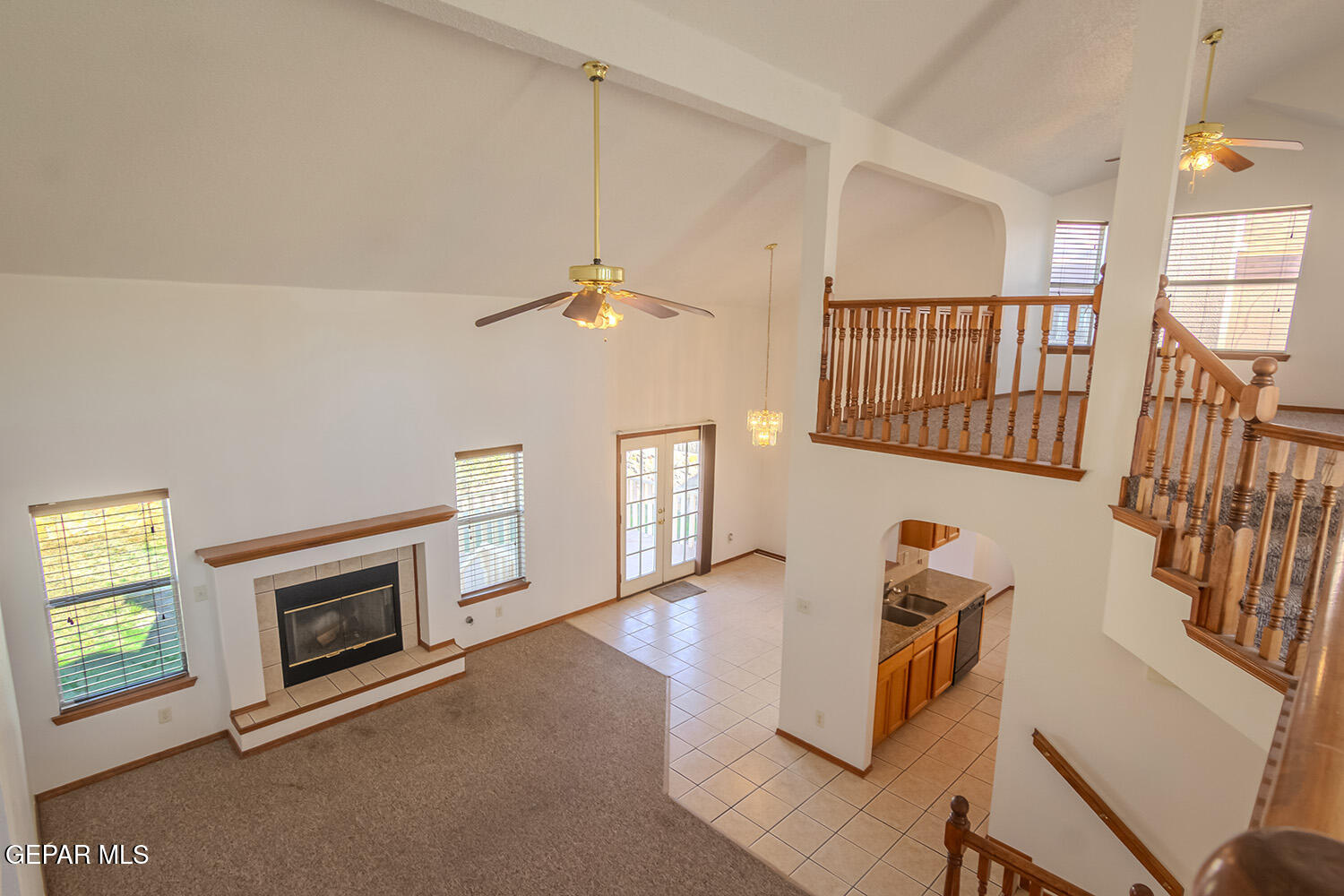 12259 Tierra Loma Road El Paso, TX 79938 - Photo 70 of 73 a view of livingroom with furniture fireplace and fan