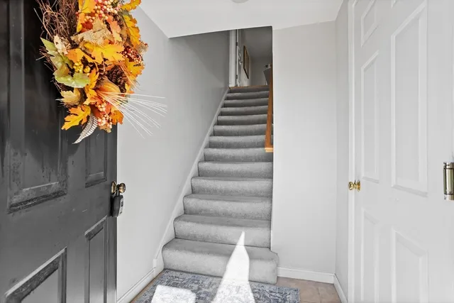 a view of a staircase